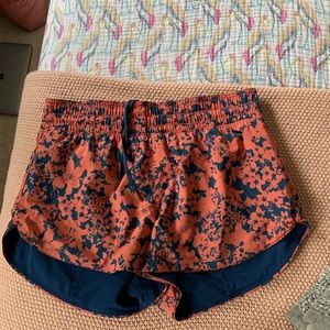 RARE lululemon choose a side shirt Navy/Orange